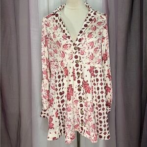 Free people Floral Button-Up Women's dress
